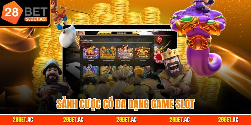Sảnh cược có đa dạng game slot